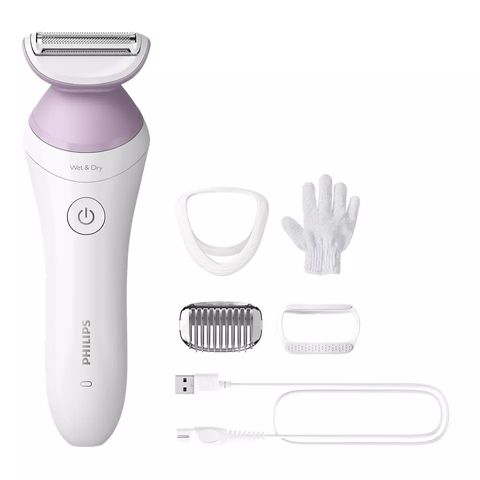 Máy cạo lông cho nữ Philips Lady Shaver BRL136/00 - Thiết kế nhỏ gọn, cạo khô và ướt, an toàn cho da, chăm sóc cá nhân hiệu quả