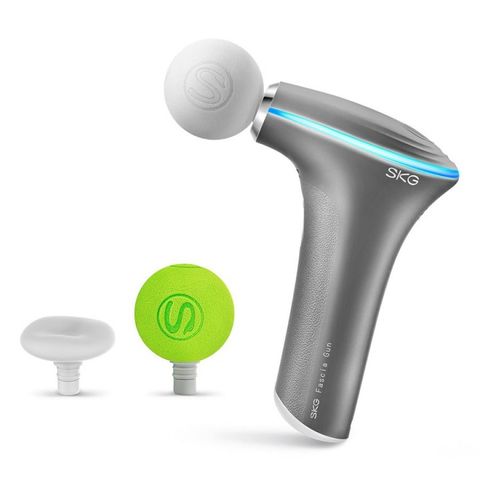 Máy Massage Cầm Tay SKG F5 - Thiết Bị Massage Đa Năng Với 3 Đầu Massage Chuyên Biệt Giúp Giảm Đau, Nhức Mỏi ✔️