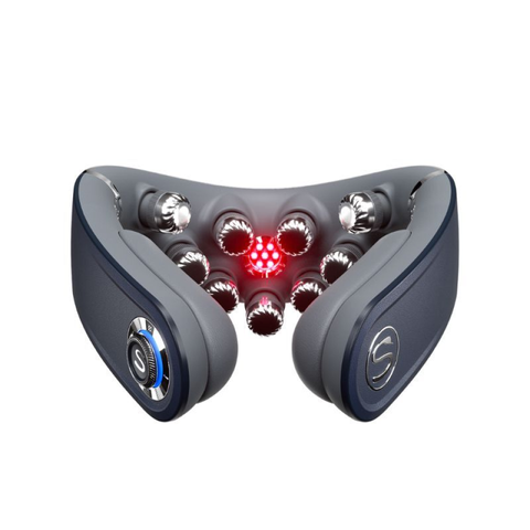Máy massage cổ xung điện SKG G7 Pro-Fold - Thiết bị massage hiện đại, 9 đầu massage độc lập, 6000Hz, đa chế độ massage và nén nhiệt nóng