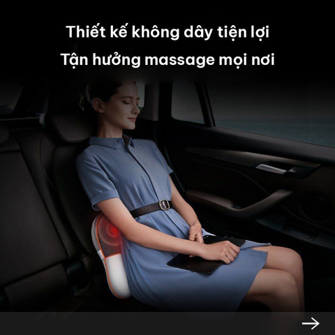 Máy Massage Lưng Đa Năng SKG T5 - Hỗ Trợ Giảm Đau Nhức, Chườm Nóng Hiện Đại, Thiết Kế Không Dây, 3 Chế Độ Massage Ổn Định