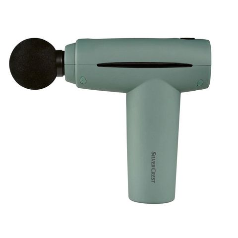 Máy Massage Thư Giãn Cơ Bắp Cầm Tay Silvercrest - 4 Đầu Massage, 5 Mức Tốc Độ, Pin 1800mAh Dùng 8 Giờ, Thiết Kế Gọn Nhẹ