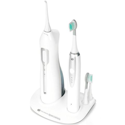 Máy Tăm Nước Siêu Âm RIO DCIT Kèm Bàn Chải Điện - Công Nghệ Làm Sạch Nhanh Chóng, Tăng Cường Sức Khỏe Nướu