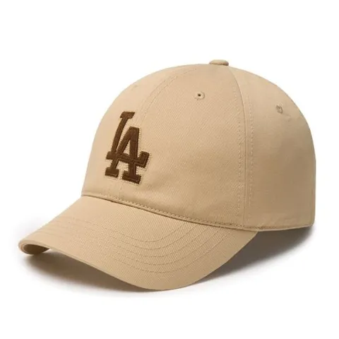 Mũ lưỡi trai unisex MLB Basic Medium Logo LA Dodgers 3ACPB064N-07BGL màu be