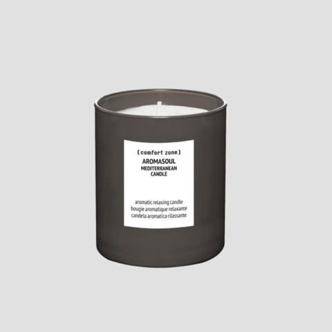 Nến thơm Comfort Zone Aromasoul - Mùi hương chanh Địa Trung Hải kết hợp bách xù và phong lữ, thời gian cháy 50 giờ, mang lại không gian thư giãn
