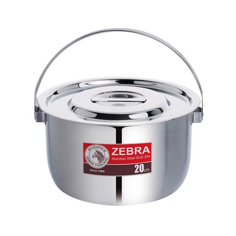 Nồi Inox 304 Zebra Indian 20cm/22cm Có Quai Xách - Nồi Nấu Bền Đẹp, Chất Liệu Cao Cấp, Tiện Lợi Cho Mọi Nhà Bếp