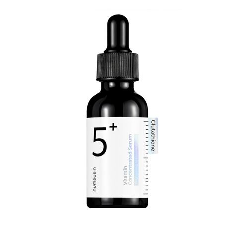 Serum Dưỡng Sáng Da Numbuzin No.5+ Vitamin Concentrated 30ml - Hỗ Trợ Làm Mờ Thâm Nám, Cải Thiện Sắc Tố Da, Dưỡng Ẩm Mềm Mịn