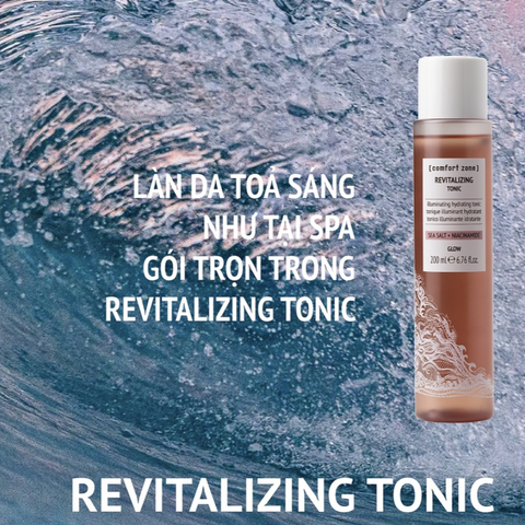 Nước Hoa Hồng Comfort Zone Revitalizing Tonic 200ml - Giúp Làm Sạch Cân Bằng Da, 98.2% Thành Phần Tự Nhiên, Dưỡng Ẩm Làn Da Tươi Sáng