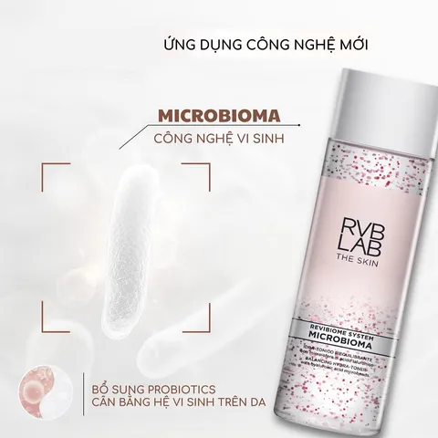 Nước Hoa Hồng RVB LAB Microbioma Balancing Hydra-Toner 200ml - Không Cồn, Cân Bằng pH, Dưỡng Ẩm Cho Tất Cả Loại Da