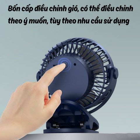 Quạt Sạc Tích Điện Mini Umoo 10000mAh UM-13170 - Quạt Cầm Tay Đa Năng, Thiết Kế Gọn Nhẹ với 4 Chế Độ Gió Linh Hoạt