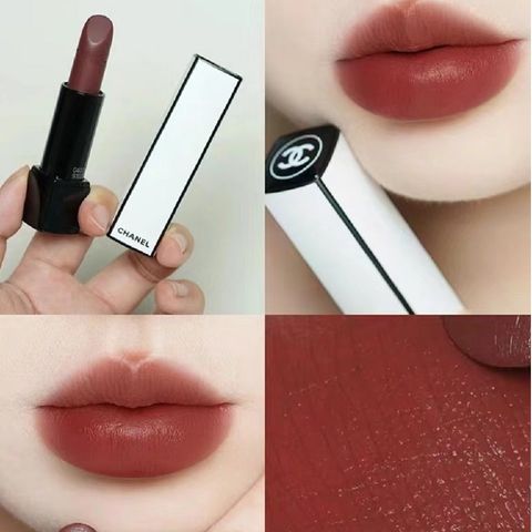 Son Chanel Rouge Allure Velvet Nuit Blanche 04:00 - Son Thỏi Lì Nâu Đất Cá Tính, Mềm Mịn, Dưỡng Ẩm, Lên Màu Nét Rõ Ràng