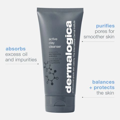 Sữa Rửa Mặt Đất Sét Than Hoạt Tính Dermalogica 150ml - Dành Cho Da Dầu, Làm Sạch Sâu, Kiểm Soát Bóng Nhờn, Giàu Khoáng Chất