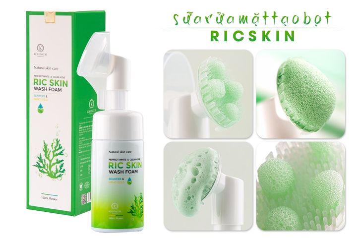 Sữa Rửa Mặt Thảo Mộc Dịu Nhẹ Ric Skin Kohinoor 100ml - Dành Cho Da Mụn, Da Nhạy Cảm, Làm Sạch & Dưỡng Ẩm Tự Nhiên