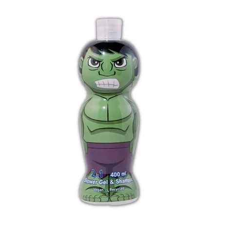 Sữa Tắm Gội Cho Bé 2in1 Vegan Air Val Họa Tiết Hoạt Hình - An Toàn, Không Cay Mắt, Thân Thiện Với Da, Dung Tích 400ml