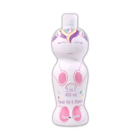 Sữa Tắm Gội Cho Bé 2in1 Vegan Air Val Họa Tiết Hoạt Hình - An Toàn, Không Cay Mắt, Thân Thiện Với Da, Dung Tích 400ml