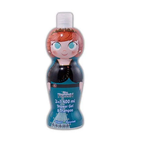 Sữa Tắm Gội Cho Bé 2in1 Vegan Air Val Họa Tiết Hoạt Hình - An Toàn, Không Cay Mắt, Thân Thiện Với Da, Dung Tích 400ml
