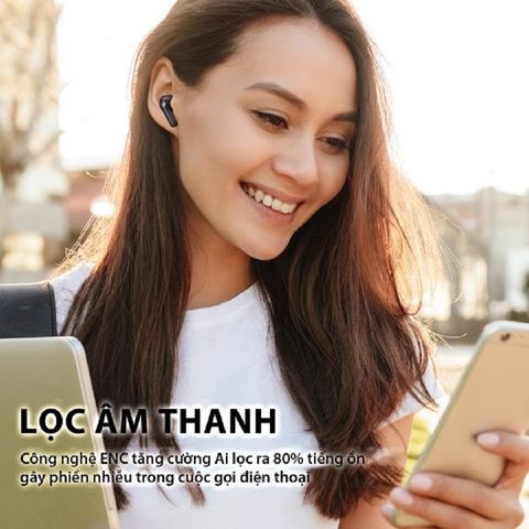 Tai Nghe Bluetooth Soundpeats Life Chống Ồn Chủ Động ANC, Âm Thanh Tuyệt Hảo, Kết Nối Bluetooth 5.2, Thời Gian Sử Dụng 5 Giờ