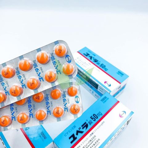 Viên uống Vitamin E 50mg Eisai Nhật Bản - Tăng cường sức khỏe làn da, tóc, móng, hỗ trợ ngăn ngừa thiếu hụt vitamin E
