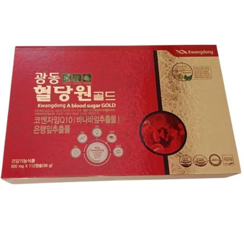 Viên uống hỗ trợ đường huyết Kwangdong A Blood Sugar Gold - Tăng cường sức khỏe, ổn định đường huyết, phòng ngừa biến chứng tiểu đường
