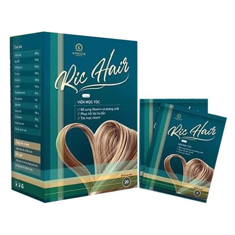 Viên Uống Hỗ Trợ Mọc Tóc Ric Hair Kohinoor - Giúp Tóc Mọc Dày, Chắc Khỏe, Giảm Rụng, Tăng Cường Dưỡng Chất Cho Tóc Yếu
