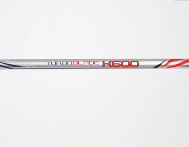 Vợt cầu lông Mizuno Turboblade K600 - Thiết kế hiện đại, sức mạnh tối ưu cho vận động viên chuyên và bán chuyên, màu bạc/hồng