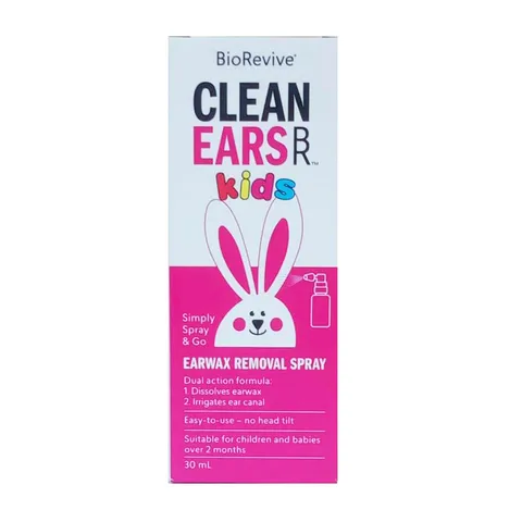 Xịt hỗ trợ tan ráy tai Clean Ears Kids 30ml của Úc