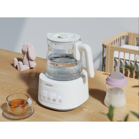 Bình Đun Nước Pha Sữa Điện Tử Đa Năng Beborn K01 - Thiết Kế Gọn Nhẹ, Chức Năng Giữ Ấm 48 Giờ, Dung Tích 1.3L