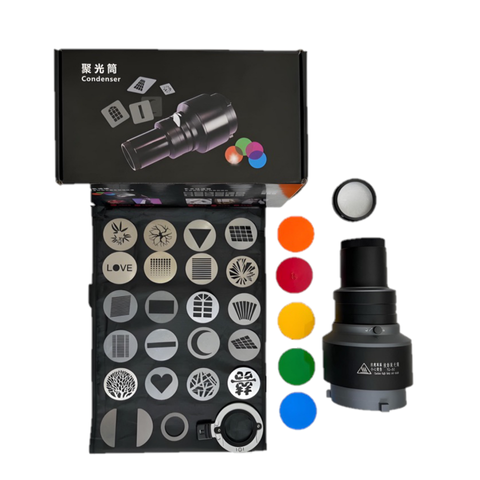 Bộ Tạo Hình Hiệu Ứng Ánh Sáng Nghệ Thuật YG80 - 20 Thẻ Hiệu Ứng & 5 Gel Màu, Tạo Hình Độc Đáo Cho Ảnh Đẹp