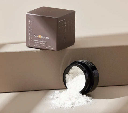 Bột Synergie Skin Pure-C Crystals - Hỗ Trợ Làm Sáng Da, Giảm Thâm Sạm, Chống Oxy Hóa - Dưỡng Da Mặt Tự Nhiên 7g