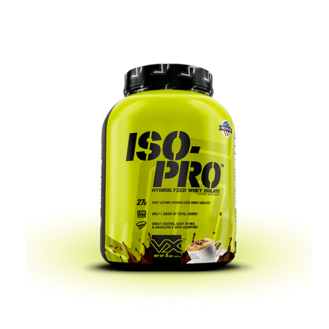 Bột Whey Protein VitaXtrong ISO Pro 100% Hydrolyzed - Hỗ trợ tăng cơ nhanh, hương vị tự nhiên, không đường, không béo - 2LB Chocolate