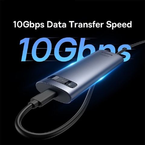 Hộp đựng ổ cứng SSD M.2 Baseus FlyJoy 4TB Type C 3.2 Gen2, Vỏ nhôm bền bỉ, Tản nhiệt tốt, Phù hợp với Windows, Mac, Linux