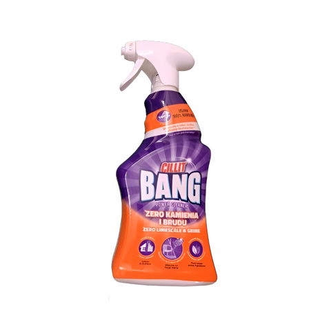 Chai Xịt Làm Sạch Cặn Vôi Cillit Bang Zero Limescale&Grime 750ml - Tẩy Rửa Hiệu Quả Phòng Tắm và Bồn Rửa Bát