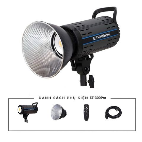 Đèn Livestream ZSYB ET-300Pro 200W - Chỉ số hoàn màu 95+, điều chỉnh nhiệt độ màu 2700K-6500K cho hình ảnh sắc nét, chuyên dùng livestream và chụp sản phẩm.