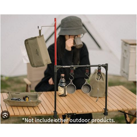 Khung Treo Đồ Dã Ngoại Gắn Bàn Naturehike NH20PJ137 - Hợp Kim Nhôm Nhẹ, Chịu Lực Tốt, Dễ Dàng Mang Theo Khi Cắm Trại & Glamping