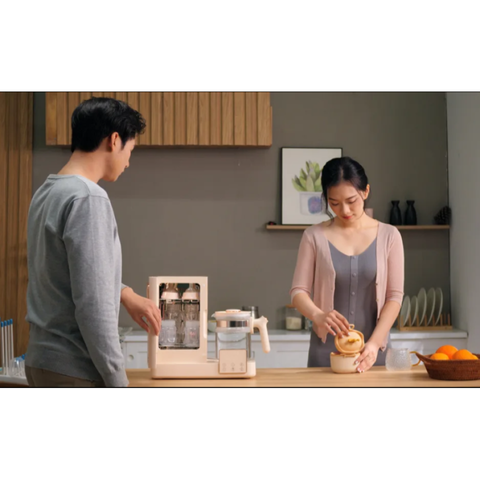 Máy Tiệt Trùng Bình Sữa Đa Năng Fatzbaby Multi-King 2 FB9600RS - Khử Trùng UVC, Hâm Nước, Làm Sữa Chua, Tiện Lợi Cho Mẹ và Bé