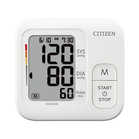 Máy Đo Huyết Áp Bắp Tay Citizen CHUG330 - Kỹ Thuật Cao, Kết Quả Chính Xác, Dễ Dàng Sử Dụng, Thích Hợp Cho Gia Đình