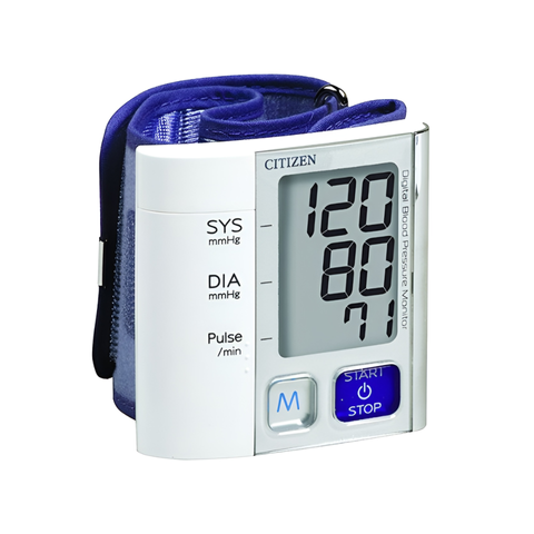 Máy Đo Huyết Áp Điện Tử Cổ Tay Citizen CH-657 - Thiết Bị Y Tế Chính Xác, Nhớ 90 Kết Quả, Màn Hình LCD Rõ Nét