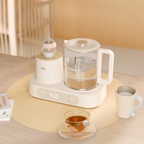 Máy Hâm Sữa Fatzbaby Multimax 9 Plus FB9511HB - Đun Nước Pha Sữa, Giữ Nhiệt Lên Tới 24 Giờ, Thiết Kế Hiện Đại, An Toàn Cho Bé