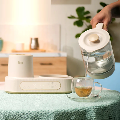 Máy Hâm Sữa Fatzbaby Multimax 9 Plus FB9511HB - Đun Nước Pha Sữa, Giữ Nhiệt Lên Tới 24 Giờ, Thiết Kế Hiện Đại, An Toàn Cho Bé