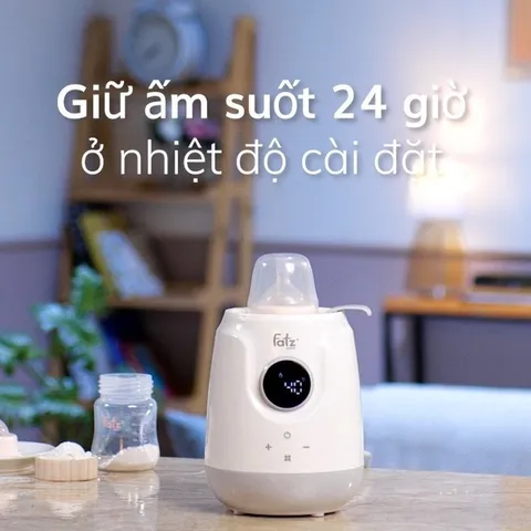 Máy Hâm Sữa và Tiệt Trùng Điện Tử Fatzbaby Mono 9 FB3061SJ - Đa Chức Năng, Tiện Lợi Cho Mẹ Và Bé, Giữ Ấm Liên Tục 24 Giờ