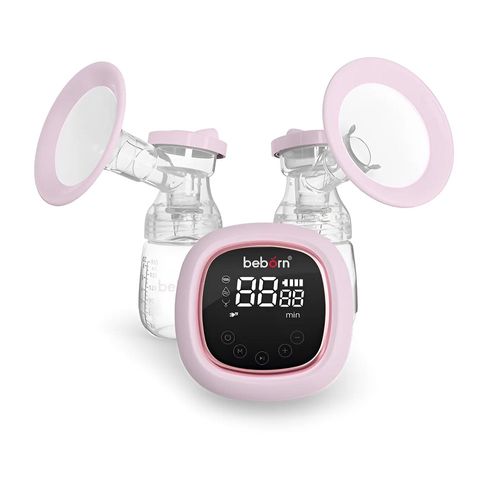 Máy Hút Sữa Điện Đôi Beborn BP01 - Bình Đựng PP Không BPA, Pin 2000mAh, 3 Chế Độ, Dễ Sử Dụng, Hỗ Trợ Mẹ Nuôi Dưỡng Bé