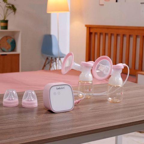 Máy Hút Sữa Điện Đôi Beborn BP02#ED, 3 Chế Độ Hoạt Động, Dung Lượng Pin 2500mAh, Phễu Silicon & Polypropylen, Thiết Kế Thông Minh