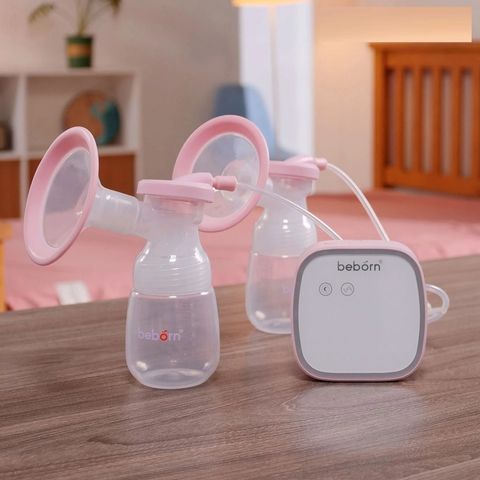 Máy Hút Sữa Điện Đôi Beborn BP02 - 3 Chế Độ, Pin 2500mAh, Độ Ồn Thấp, Thiết Kế Chống Chảy Ngược, Thời Gian Sử Dụng Đến 2 Giờ