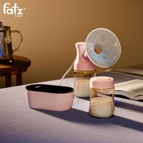 Máy Hút Sữa Điện Đôi Fatzbaby Chorus 2 Plus FB1184MX - 9 Cấp Độ Hút, Điều Khiển LED, Phễu Silicon Mềm Dẻo, An Toàn Cho Mẹ Và Bé