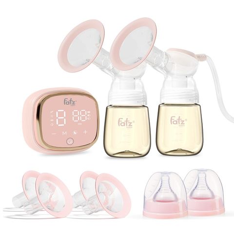 Máy Hút Sữa Điện Đôi Fatzbaby Resonance 6 Plus FB1103VN - 4 Chế Độ, Pin 4400mAh, Độ Ồn Thấp Dưới 45dB, Tiện Lợi Cho Mẹ Và Bé