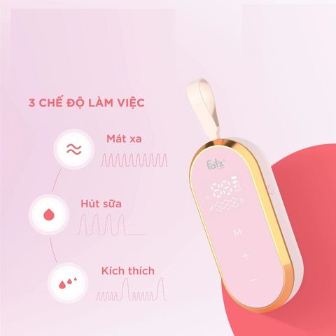 Máy Hút Sữa Điện Đôi Rảnh Tay Fatzbaby Resofree 5 FB1380VN - Pin 2200mAh, 12 Cấp Độ, Độ Ồn Dưới 45dB, Tiện Lợi Khi Sử Dụng