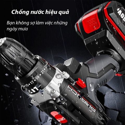 Máy Khoan Pin Bắt Vít Parsch 12V - Động Cơ Lõi Đồng, 2 Tốc Độ, Có Đèn LED, Phù Hợp Khoan Gỗ và Nhựa - Dụng Cụ Cầm Tay Tiện Dụng