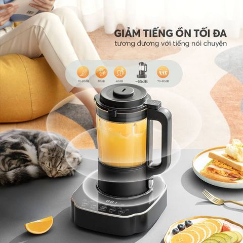 Máy làm sữa hạt đa năng Elmich CBE-3904OL - Thiết bị xay nấu 7 chế độ tiện lợi, cối thủy tinh cao cấp, giảm tiếng ồn, gia đình bạn cần!