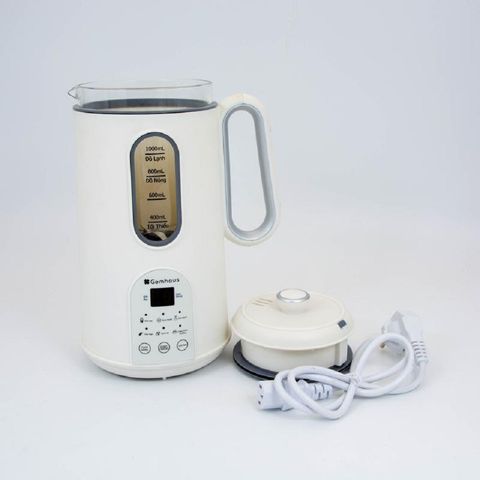 Máy làm sữa hạt Gemhaus GH110 Pro 1000ml - 8 chế độ xay nhuyễn, cối thủy tinh, dễ sử dụng - Sữa hạt thơm ngon cho gia đình