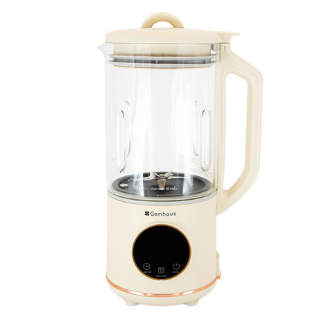 Máy Làm Sữa Hạt Gemhaus GH150 6in1 Dung Tích 1.2L - Xay Đậu Cà Phê, Ngũ Cốc, Nước Ép Rau Củ, Cối Thủy Tinh Chịu Nhiệt