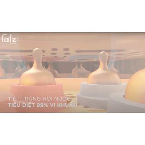Máy Tiệt Trùng Sấy Khô Fatzbaby Multimax 8 FB9022BK - Đun và Hâm Nước Pha Sữa Đa Năng, Tiện Lợi Cho Mẹ Bỉm Sữa